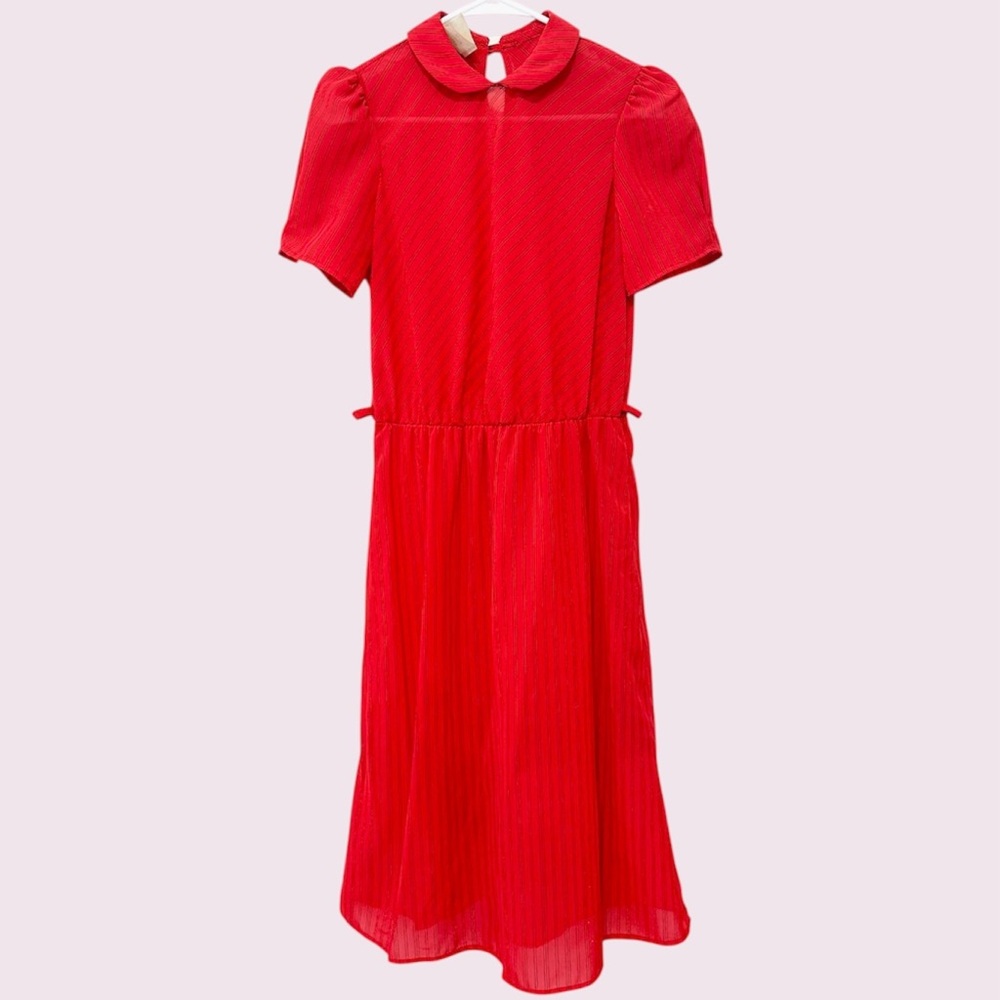 Vintage byer too semi sheer midi dress